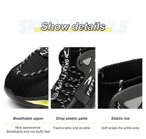 2023 New-in🔥Men Safety Boots, Anti-smash Steel Toe Cap Indestructible Shoes