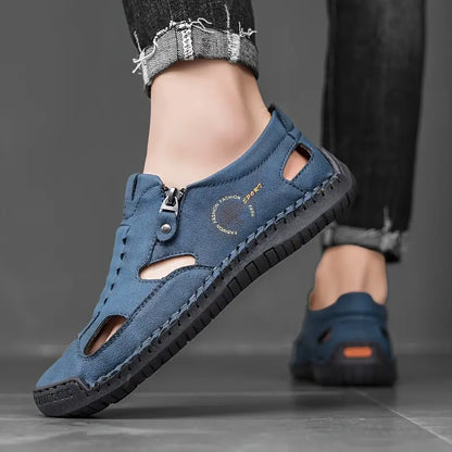 Last day 50% Off❤️ Men’s Orthopedic Leather Slip-on for Comfort Walking