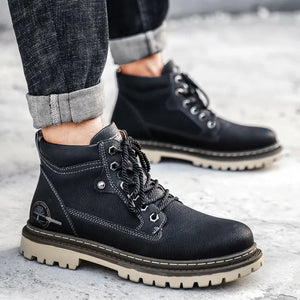 Mens Martin Boot Warm Snow Boots