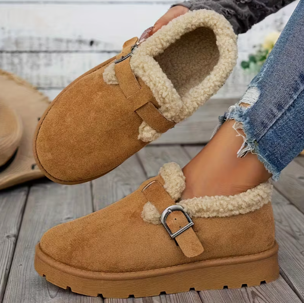 Cozy Orthopedic Winter Slip-on – Warm Lined Slip-On Comfort Shoes