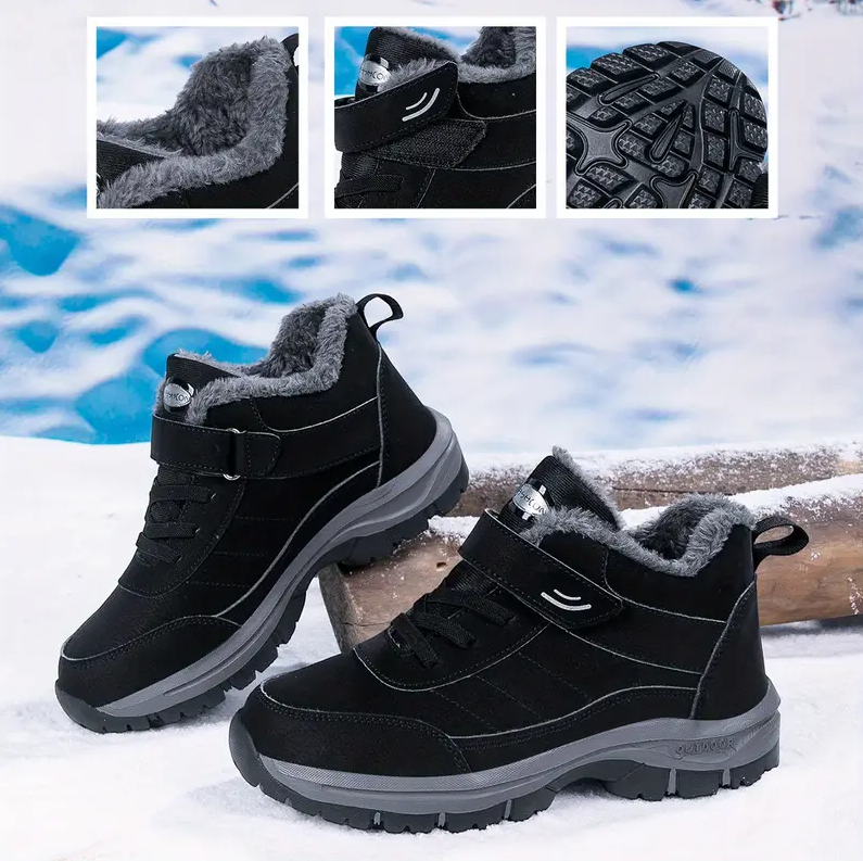 Early Winter Sale 50% ❤️ Women's Orthopedic Winter Shoes – Waterproof, Plush Lining & Arch Support Comfort