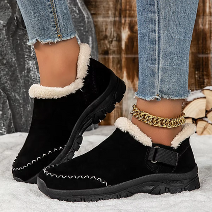 CozyStep Women’s Hands-Free Warm Shoes with Arch Support