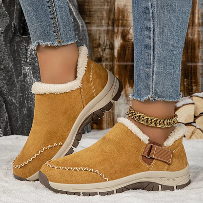 CozyStep Women’s Hands-Free Warm Shoes with Arch Support