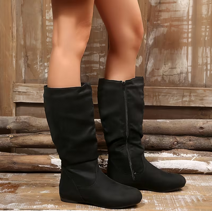 Women's Slouchy Comfort Boots with Arch Support – Warm-Lined, Water-Resistant & Anti-Slip