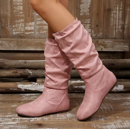 Women's Slouchy Comfort Boots with Arch Support – Warm-Lined, Water-Resistant & Anti-Slip