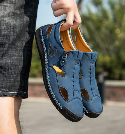 Last day 50% Off❤️ Men’s Orthopedic Leather Slip-on for Comfort Walking