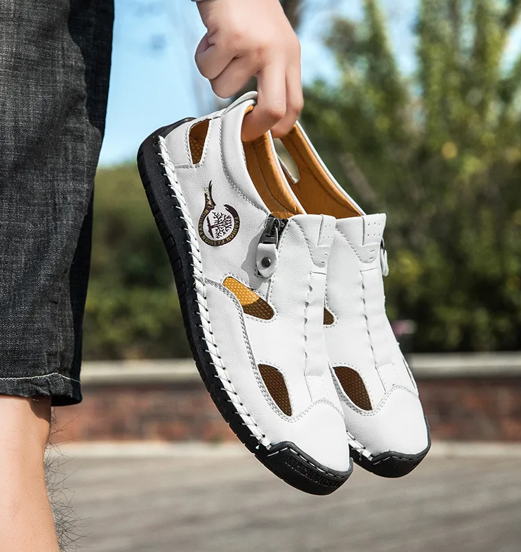 Last day 50% Off❤️ Men’s Orthopedic Leather Slip-on for Comfort Walking