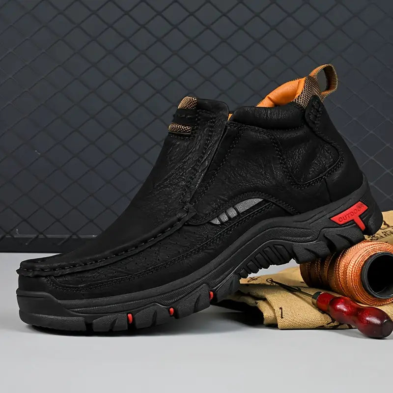 Last Day 50% OFF❤️ Waterproof Non-Slip Ankle Boots for Men – Comfort Orthopedic Outdoor Shoes