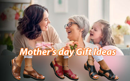 On This Week Sale OFF 50%🔥Women Wedge Sandals, Premium Leather Orthopedic Sandals