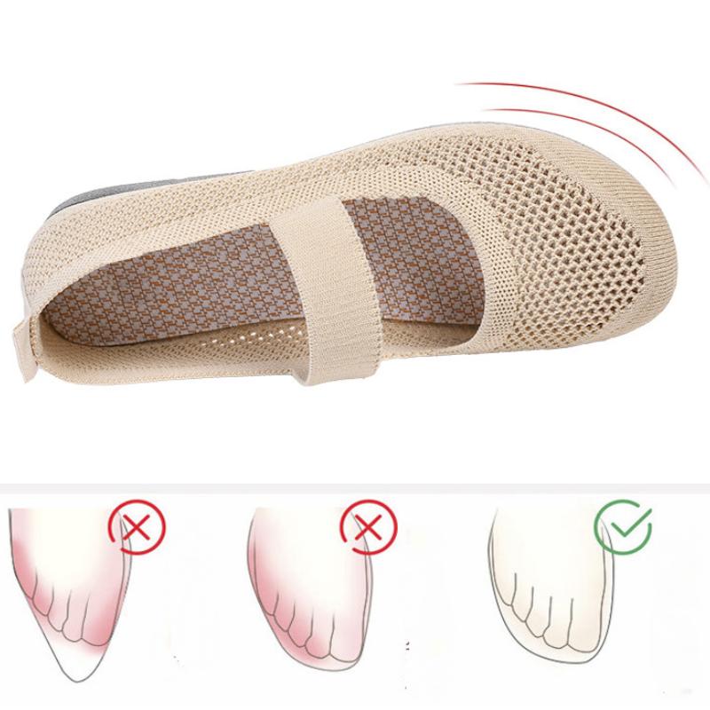 🔥Last day 60% Off🔥Flat Casual Breathable Openwork Orthopedic Shoes
