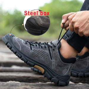 On This Week Sale OFF 50%🔥2023 Indestructible Safety Shoes Men Steel Toe Sneakers