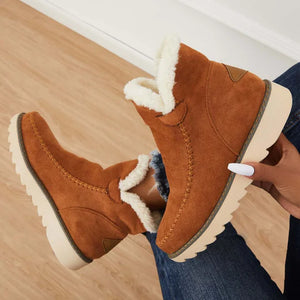 🔥On This Week SALE OFF 50%🔥2023 Women Fur Lining Non-Slip Ankle Boots, Orthopedic Walking Shoes