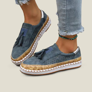 2023 Women Hollow-Out Round Toe Orthopedic Walking Sneakers