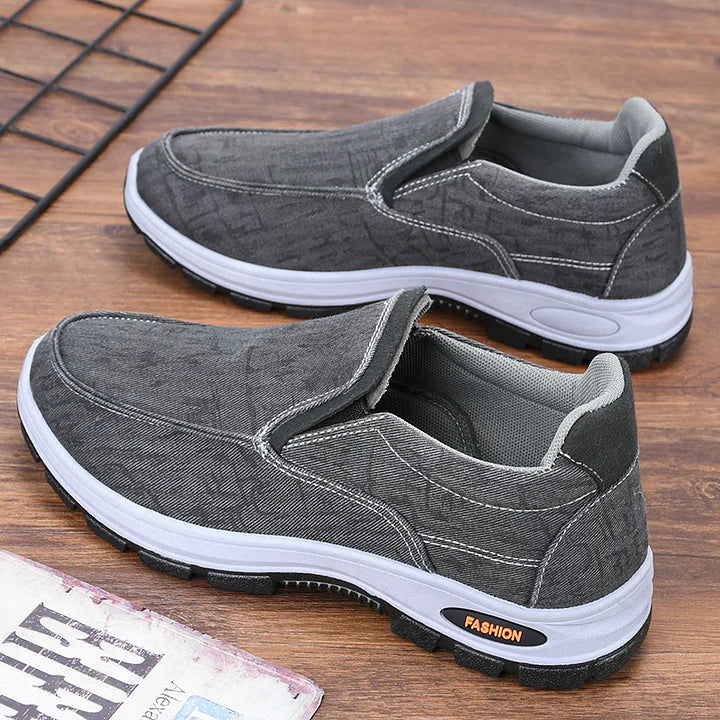 2024 New Men's Orthopedic Slip-on Shoes, Comfort Walking Shoes