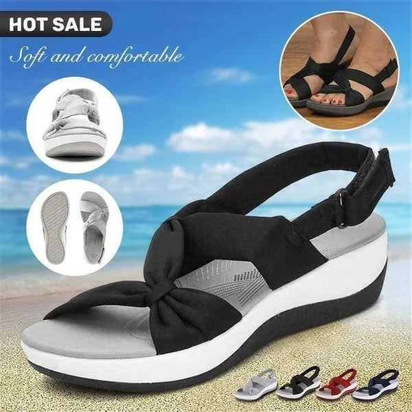 Summer Promotion 70% Off🔥ComfySteps™ Women's Orthopedic Arch Support Reduces Pain Comfy Sandal