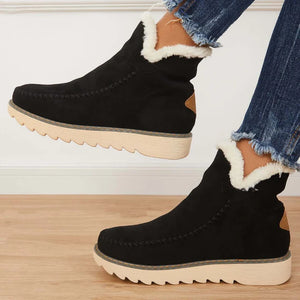 🔥On This Week SALE OFF 50%🔥2023 Women Fur Lining Non-Slip Ankle Boots, Orthopedic Walking Shoes