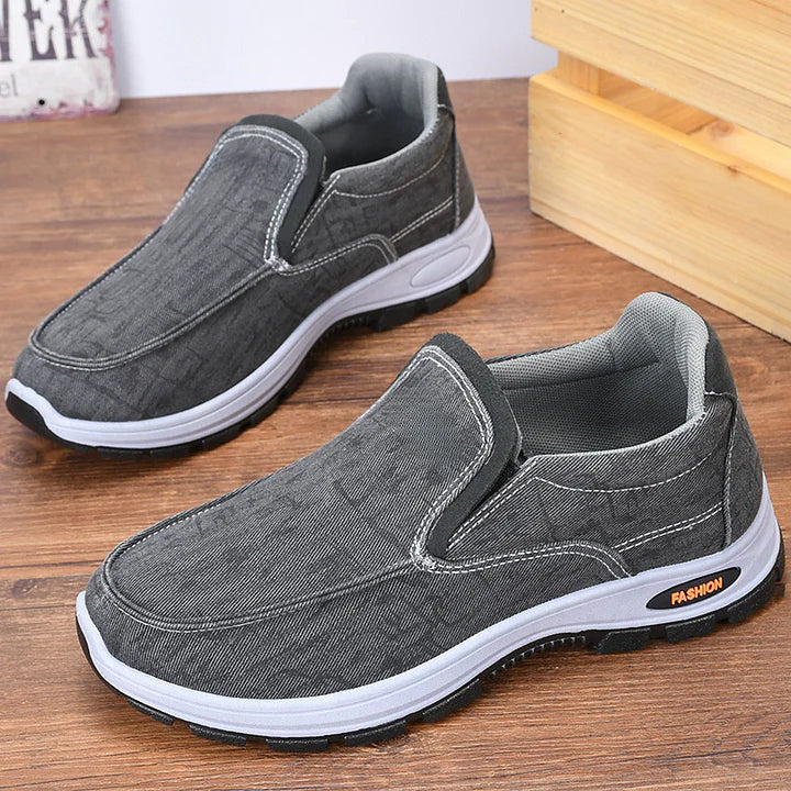 2024 New Men's Orthopedic Slip-on Shoes, Comfort Walking Shoes