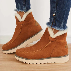 🔥On This Week SALE OFF 50%🔥2023 Women Fur Lining Non-Slip Ankle Boots, Orthopedic Walking Shoes