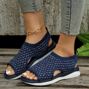 2023 Women Premium Elastic Mesh Knitted Orthotic Sandals [Limited time offer: Buy 2 Save More 15%]