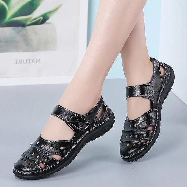Women's Hollow Out Closed Toe Sandals