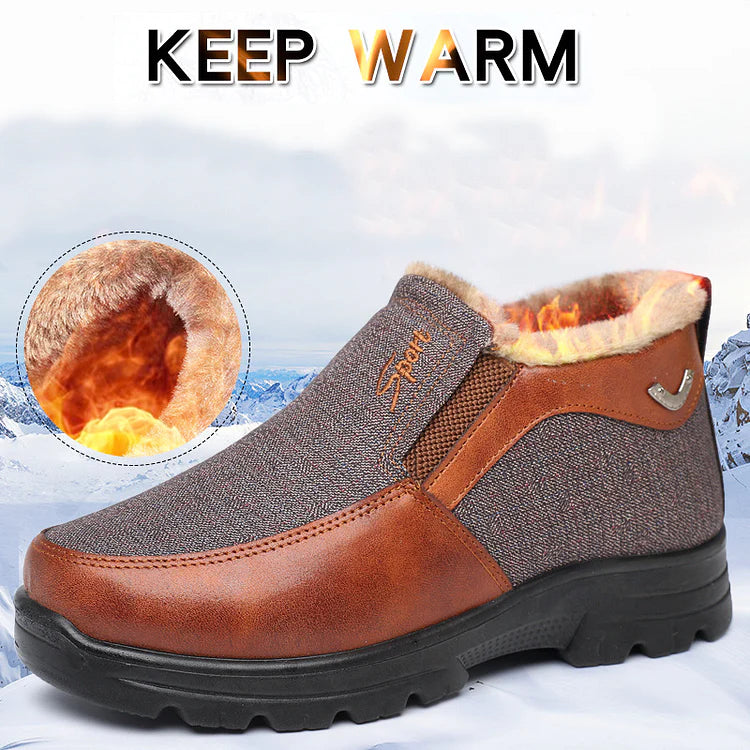 🔥On This Week Sale OFF 70%🔥Men Winter Fleece Waterproof Orthopedic Ankle Boots